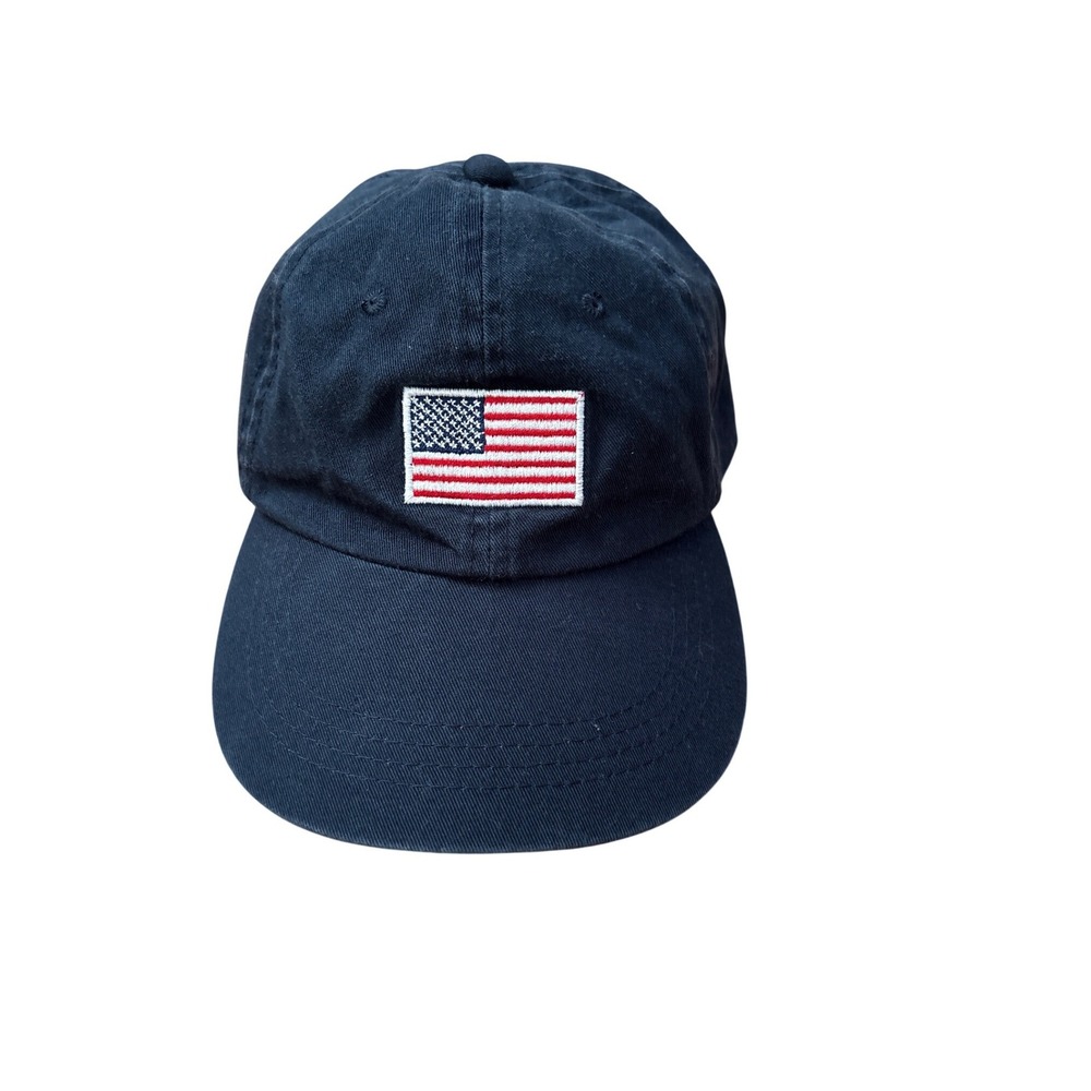 Dorfman Pacific Baseball Cap Unisex Navy Blue American Flag Patch SIZE OSFA